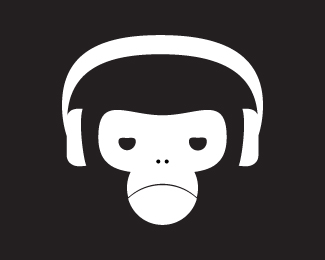 听歌的猴子标志