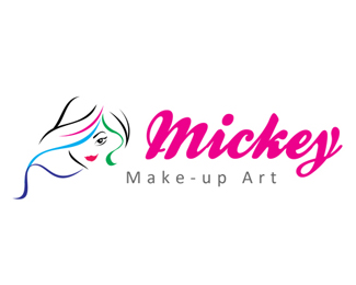 米奇化妆艺术标志