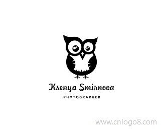 猫头鹰摄影师设计标志设计