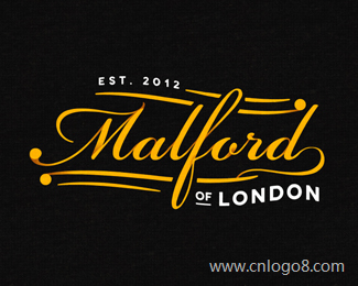 Malford艺术字设计标志设计