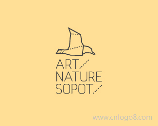 艺术自然索波特标志设计