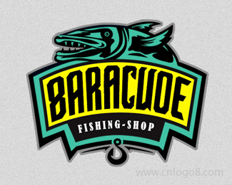 Baracude渔具标志设计