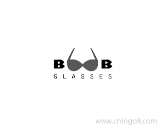 BOOB眼镜标志设计