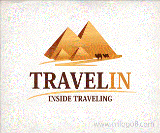 Travelin标志设计