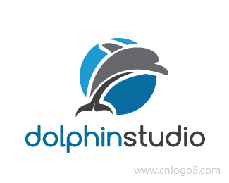 海豚工作室标志设计