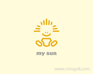 我的太阳标志设计