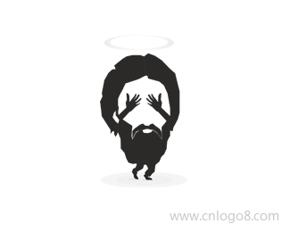 耶稣的胡子标志设计