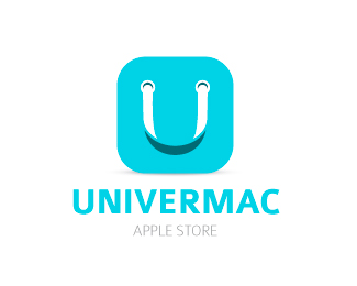 Univermac苹果商店标志