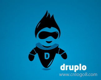 Druplo机器人标志设计