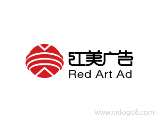 红美广告 设计公司标志