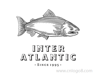 Interatlantic海鲜标志设计