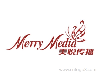 美悦传播 Merry Media公司标志